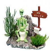 Penn-plax "Скелет на унитазе"распыл. (Декор)