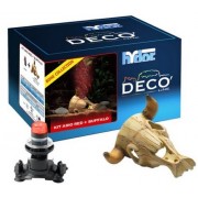 Hydor "Череп коровы" красный 50-100л 180 л/ч 4W  (Внутренний компрессор+подсветка)