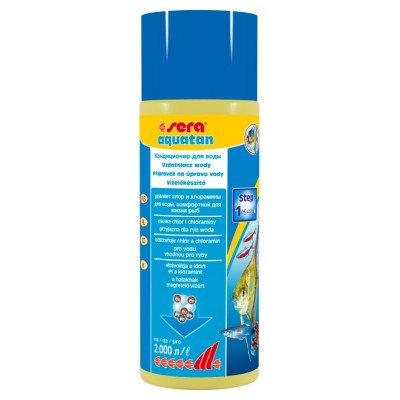 Sera "Aquatan" 500 мл на 2000 л (подготовка аквариумной воды) Sera "Aquatan" 500 мл на 2000 л (подготовка аквариумной воды)