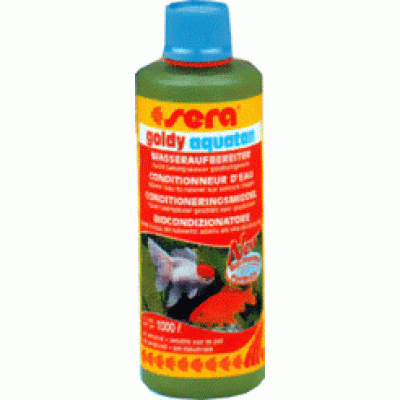 Sera "Goldy aquatan" 100мл на 200л. ( Для приготовления пресной воды из водопроводной для золотых) Sera "Goldy aquatan" 100мл на 200л. ( Для приготовления пресной воды из водопроводной для золотых)