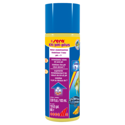 Sera "KH/pH plus" 100 мл на 200 л (Кондиционер для увеличения карбонатной жёсткости и pH) Sera "KH/pH plus" 100 мл на 200 л (Кондиционер для увеличения карбонатной жёсткости и pH)
