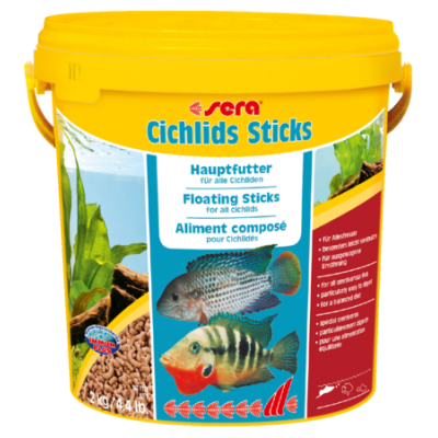 Sera "Cichlids Sticks" 10 л (основной корм для цихлид) Sera "Cichlids Sticks" 10 л (основной корм для цихлид)
