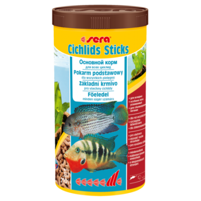 Sera "Cichlids Sticks" 1 л (основной корм для цихлид) Sera "Cichlids Sticks" 1 л (основной корм для цихлид)