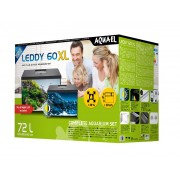 Aquael "Leddy XL Day & Night 60" Чёрный, 72 л (аквариумный комплект)
