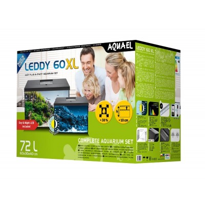 Aquael "Leddy XL Day & Night 60" Чёрный, 72 л (аквариумный комплект) Aquael "Leddy XL Day & Night 60" Чёрный, 72 л (аквариумный комплект)
