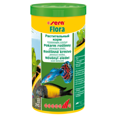 Sera "Flora" 1 л (растительные хлопья) Sera "Flora" 1 л (растительные хлопья)