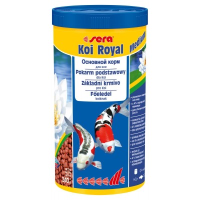 Sera "Koi Royal Medium" 1 л (гранулы) Sera "Koi Royal Medium" 1 л (гранулы)