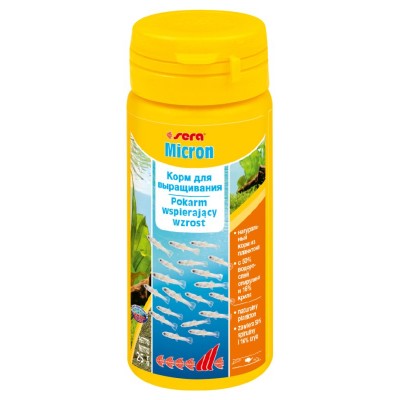 Sera "Micron" 50 мл (порошковый корм) Sera "Micron" 50 мл (порошковый корм)