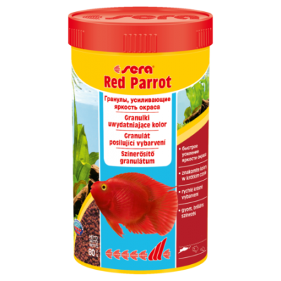Sera "Red Parrot" 250 мл (гранулы для красных гибридных попугаев) Sera "Red Parrot" 250 мл (гранулы для красных гибридных попугаев)