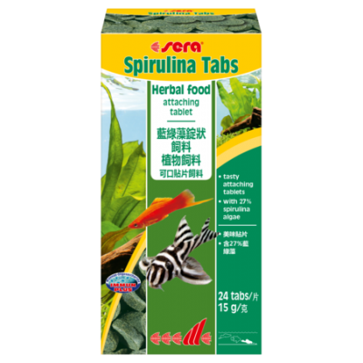 Sera "Spirulina Tabs" 24 шт (растительные таблетки со спирулиной) Sera "Spirulina Tabs" 24 шт (растительные таблетки со спирулиной)