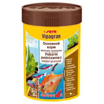 Sera "Vipagran" 100 мл (основной корм в виде гранул) Sera "Vipagran" 100 мл (основной корм в виде гранул)