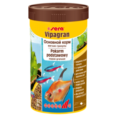 Sera "Vipagran" 250 мл (основной корм в виде гранул) Sera "Vipagran" 250 мл (основной корм в виде гранул)