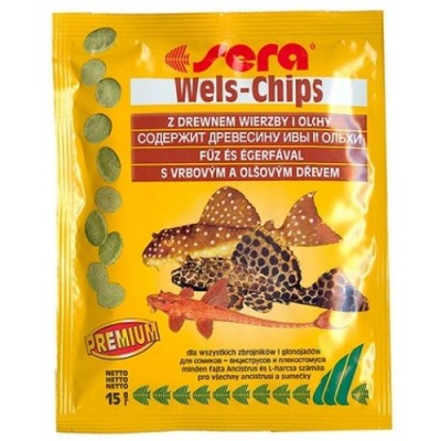 Sera "Wels-Chips" 15 г (чипсы) Sera "Wels-Chips" 15 г (чипсы)