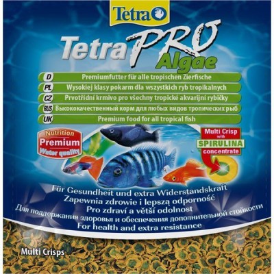 Tetra "PRO Algae Multi-Crisps" 12 г (растительные чипсы) Tetra "PRO Algae Multi-Crisps" 12 г (растительные чипсы)