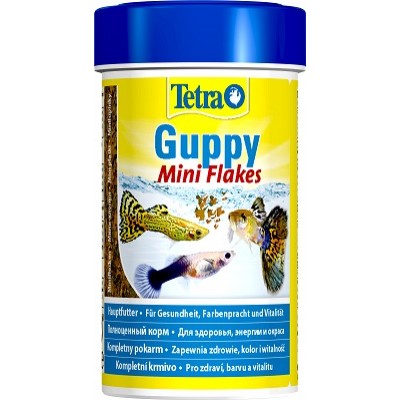 Tetra "Guppy Mini Flakes" 100 мл (хлопья для гуппи) Tetra "Guppy Mini Flakes" 100 мл (хлопья для гуппи)