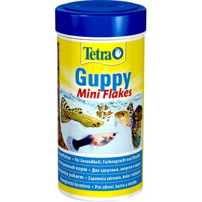 Tetra "Guppy Mini Flakes" 250 мл (хлопья для гуппи) Tetra "Guppy Mini Flakes" 250 мл (хлопья для гуппи)