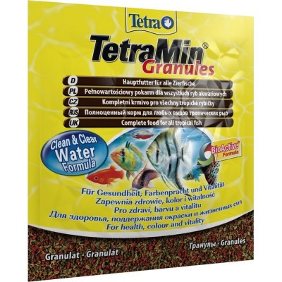 Tetra "TetraMin Granules" 15 г (гранулы для всех рыб) Tetra "TetraMin Granules" 15 г (гранулы для всех рыб)