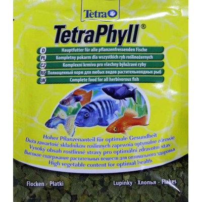 Tetra "Phyll Flakes" 12 г (растительные хлопья) Tetra "Phyll Flakes" 12 г (растительные хлопья)