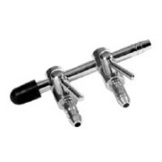 Hailea "AD-002" 2 канала (медный хромированный разделитель потока)