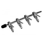 Hailea "AD-004" 4 канала (медный хромированный разделитель потока)