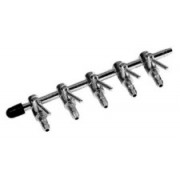 Hailea "AD-005" 5 каналов (медный хромированный разделитель потока)