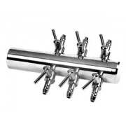 Hailea "AD-006" 6 каналов (медный хромированный разделитель потока)