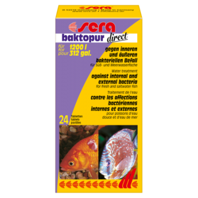 Sera "Baktopur Direct" 24 таб. (борьба с внутренними бактериальными инфекциями) Sera "Baktopur Direct" 24 таб. (борьба с внутренними бактериальными инфекциями)