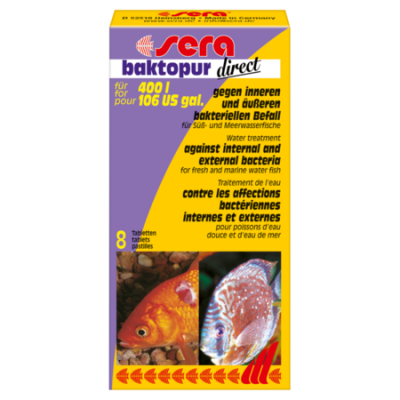 Sera "Baktopur Direct" 8 таб. (борьба с внутренними бактериальными инфекциями) Sera "Baktopur Direct" 8 таб. (борьба с внутренними бактериальными инфекциями)
