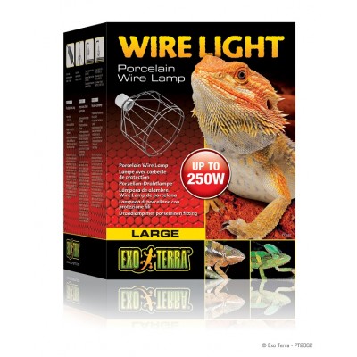 Exo Terra "Wire Light Large" до 250 Вт (светильник проволочный) Exo Terra "Wire Light Large" до 250 Вт (светильник проволочный)