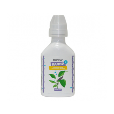 Нилпа "Калий" 230 мл на 1500л. (Удобрение для растений в виде калия) Нилпа "Калий" 230 мл на 1500л. (Удобрение для растений в виде калия)