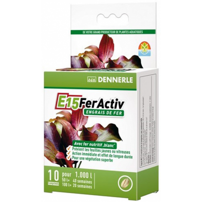 Dennerle "E15 FerActiv" 10 таблеток на 1000л. Dennerle "E15 FerActiv" 10 таблеток на 1000л.