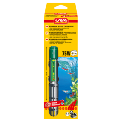 Sera "Aquarium Heater Thermostat 75" 75 Вт, 50-80 л (нагреватель) Sera "Aquarium Heater Thermostat 75" 75 Вт, 50-80 л (нагреватель)