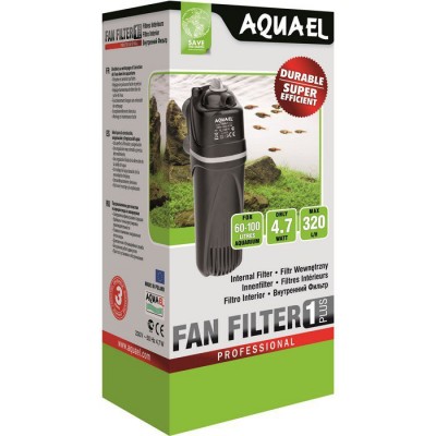 Aquael "Fan Filter 1" 320 л/час, 4.7 Вт Фильтр для аквариума до 100л Aquael "Fan Filter 1" 320 л/час, 4.7 Вт Фильтр для аквариума до 100л