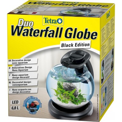 Tetra "Duo Waterfall Globe Black Edition" Чёрный, 6.8 л (аквариумный набор) Tetra "Duo Waterfall Globe Black Edition" Чёрный, 6.8 л (аквариумный набор)