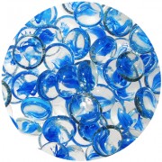 Penn-plax "Декоративные камни"прозрачно голубые 90шт. (камни)