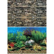 Penn-Plax "Каменная стена/Карибское море" высота 80см(фон)