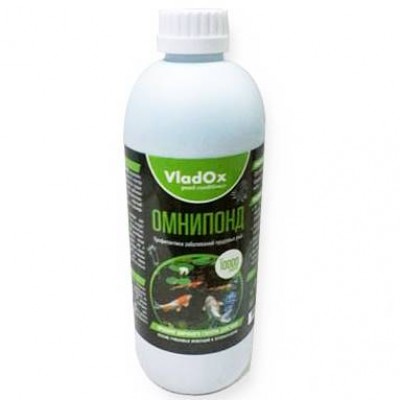 VladOx "Омнипонд" 500 мл на 10тонн Кондиционер от бактериальных инфекций VladOx "Омнипонд" 500 мл на 10тонн Кондиционер от бактериальных инфекций