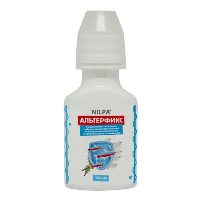 Нилпа "Альтерфикс" 100 мл на 140л.(кондиционер с экстрактом чайного дерева) Нилпа "Альтерфикс" 100 мл на 140л.(кондиционер с экстрактом чайного дерева)