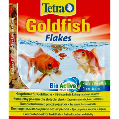 Tetra "Goldfish Flakes" пакет (основной хлопьевидный корм для золотых рыбок) Tetra "Goldfish Flakes" пакет (основной хлопьевидный корм для золотых рыбок)
