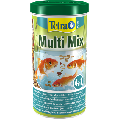 Tetra "Multi Mix" 1 л (палочки/хлопья/таблетки/гаммарус) Tetra "Multi Mix" 1 л (палочки/хлопья/таблетки/гаммарус)