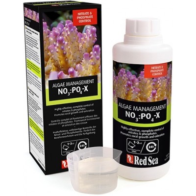 Red Sea "Algae Management NO3-PO4-X" 500 мл (снижение уровня нитратов и фосфатов) Red Sea "Algae Management NO3-PO4-X" 500 мл (снижение уровня нитратов и фосфатов)
