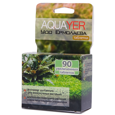 Aquayer "Удо Ермолаева Таблетки" 90 шт (грунтовое удобрение для аквариумных растений) Aquayer "Удо Ермолаева Таблетки" 90 шт (грунтовое удобрение для аквариумных растений)