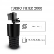Aquael "Turbo Filter 2000" 2000 л/час, 27 Вт (фильтр)