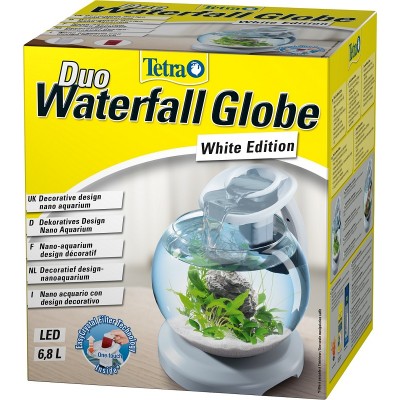 Tetra "Duo Waterfall Globe White Edition" Белый, 6.8 л (аквариумный набор) Tetra "Duo Waterfall Globe White Edition" Белый, 6.8 л (аквариумный набор)
