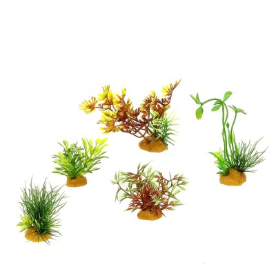 Prime "Набор пластиковых растений 70610" 5 шт Prime "Набор пластиковых растений 70610" 5 шт