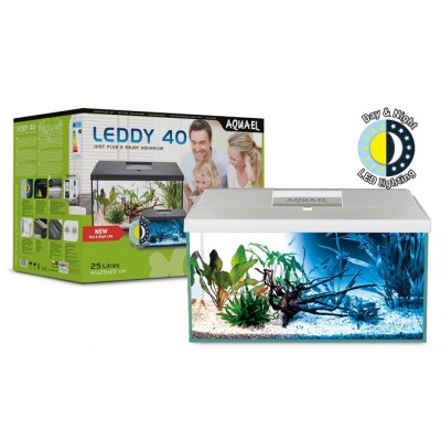 Aquael "Leddy Day & Night 40" Белый, 25 л (аквариумный комплект) Aquael "Leddy Day & Night 40" Белый, 25 л (аквариумный комплект)