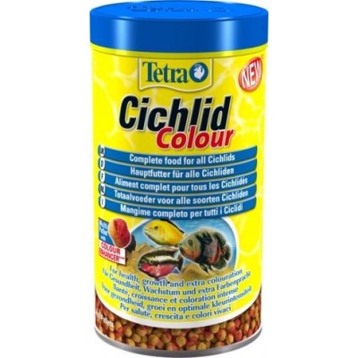 Tetra "Cichlid Colour Pellets" 500 мл (гранулы) Tetra "Cichlid Colour Pellets" 500 мл (гранулы)