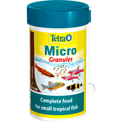 Tetra "Micro Granules" 100 мл (гранулы для маленьких рыбок) Tetra "Micro Granules" 100 мл (гранулы для маленьких рыбок)