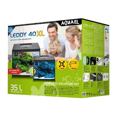 Aquael "Leddy XL Day & Night 40" Чёрный, 35 л (аквариумный комплект) Aquael "Leddy XL Day & Night 40" Чёрный, 35 л (аквариумный комплект)