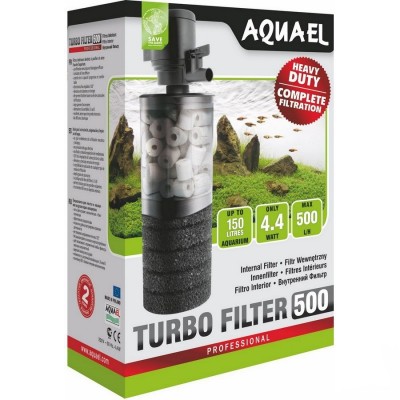 Aquael "Turbo Filter 500" 500 л/час, 4.4 Вт (фильтр) Aquael "Turbo Filter 500" 500 л/час, 4.4 Вт (фильтр)